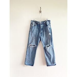 Agolde 90s High Rise Straight Leg Jeans A069D 1206 Isolate 32